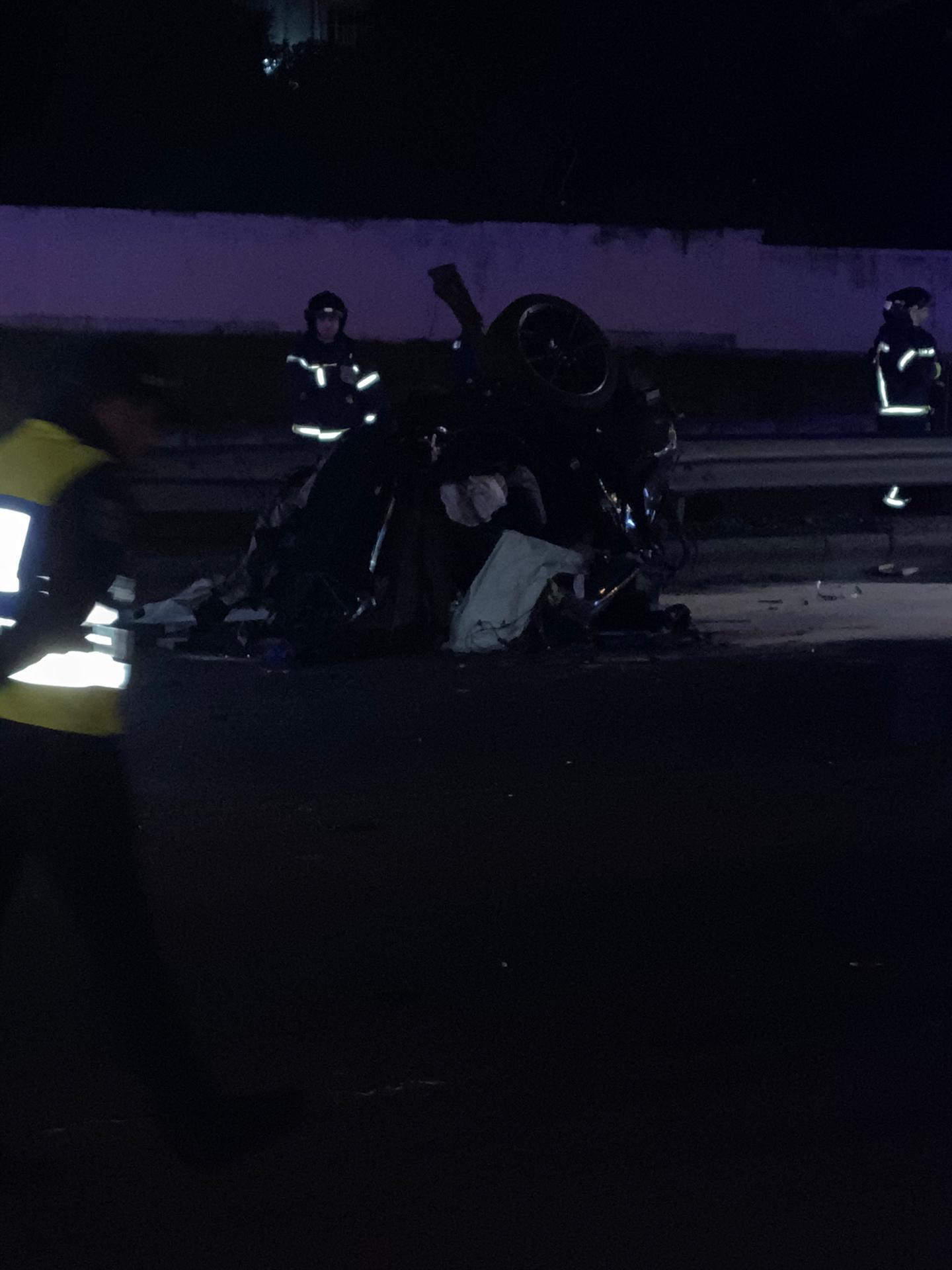 High Speed crash aftermath.