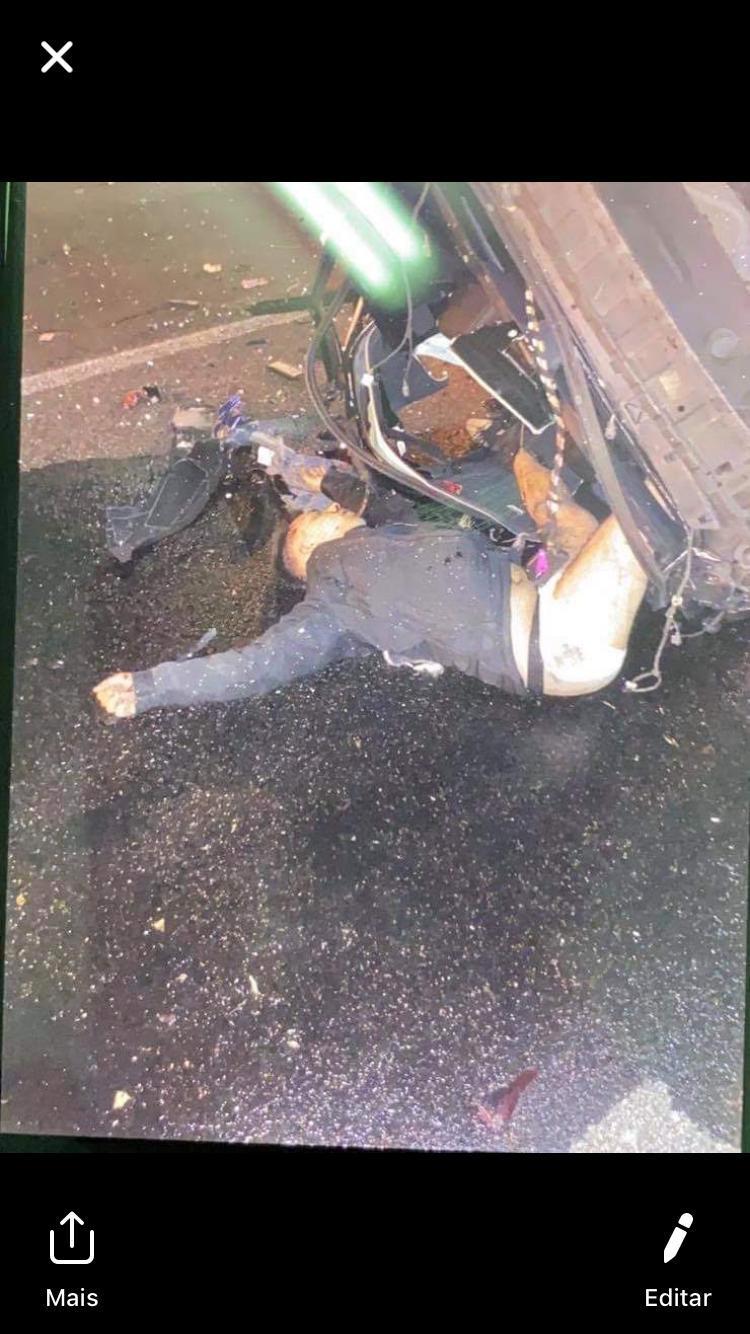 High Speed crash aftermath.