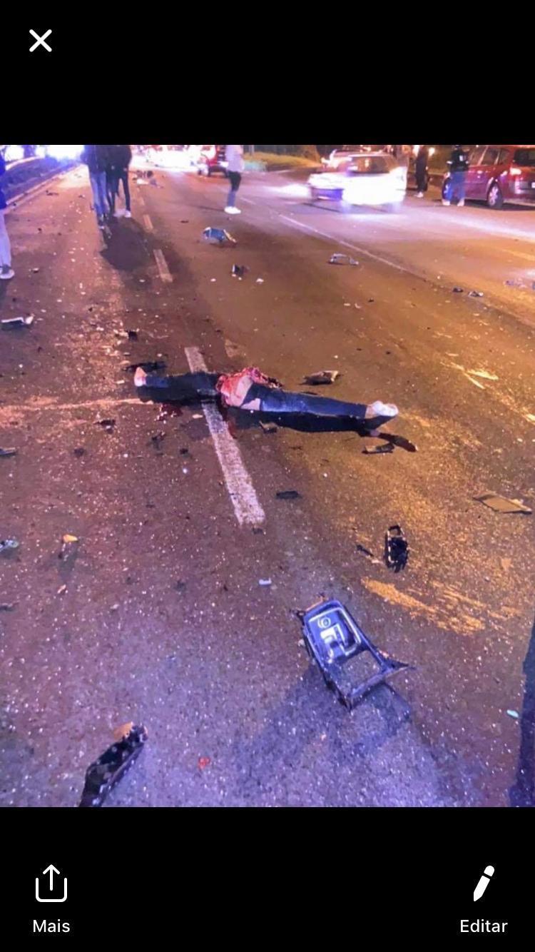 High Speed crash aftermath.