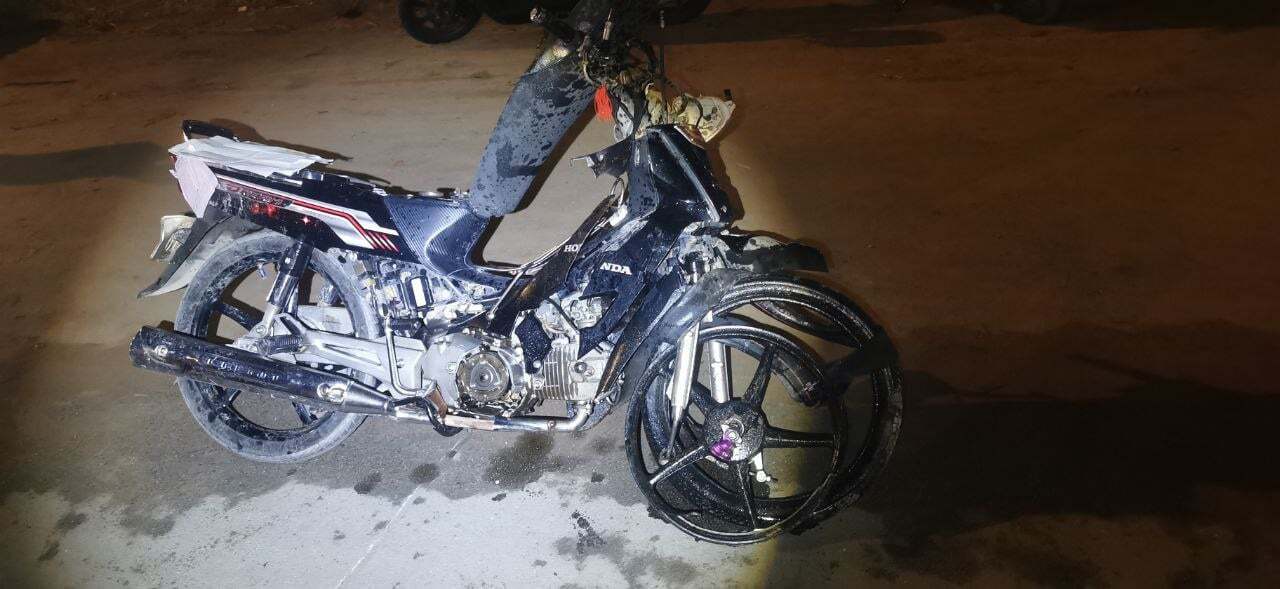 Teen on a Motorbike Collided with an Electric Tricycle