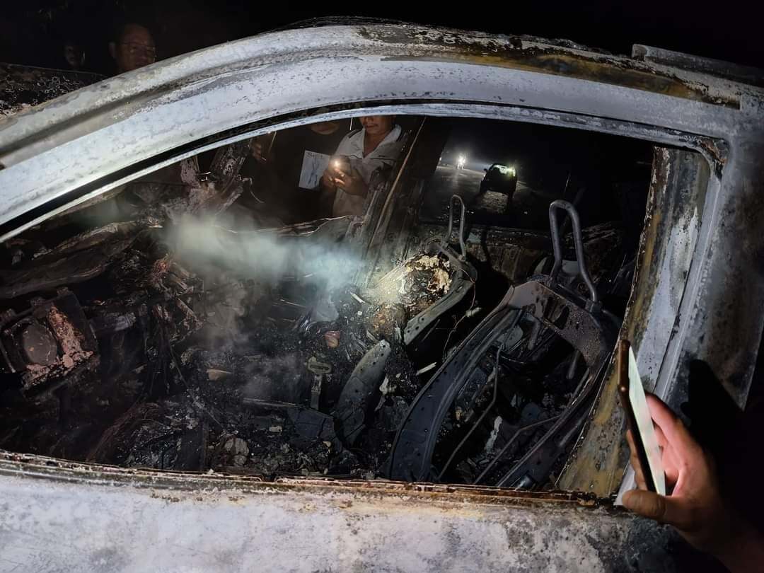 Still shots: Indian Car Driver Was Incinerated After Collision