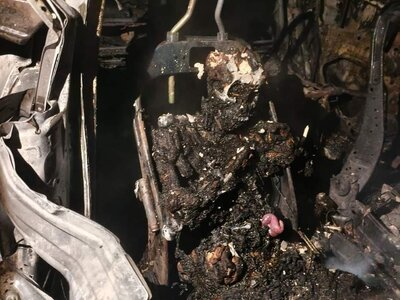 Still shots: Indian Car Driver Was Incinerated After Collision