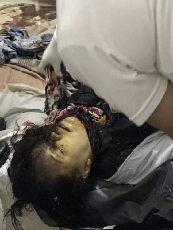 Pretty/ugly lady killed by old man