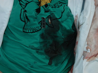 Young chinese female stabbed to death