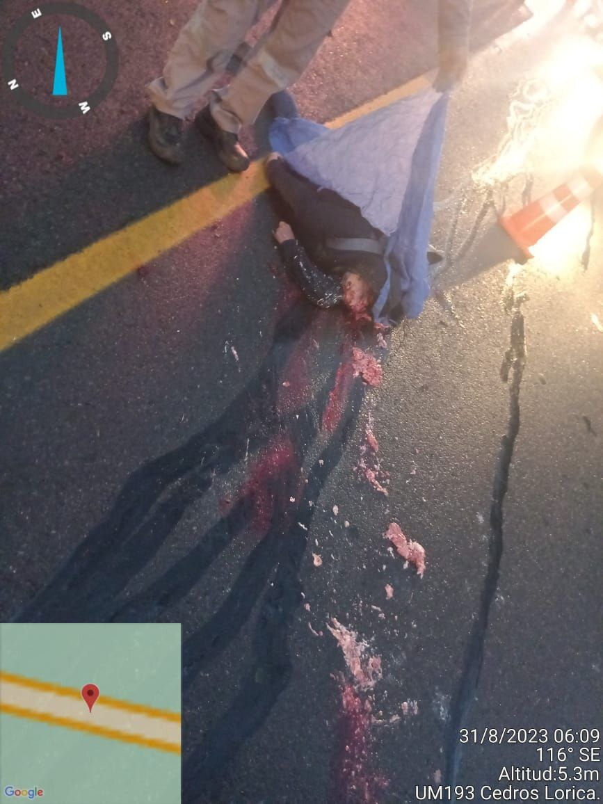 Young Woman Splattered