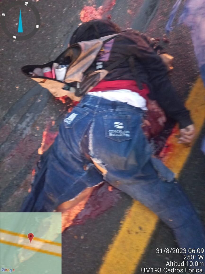 Young Woman Splattered