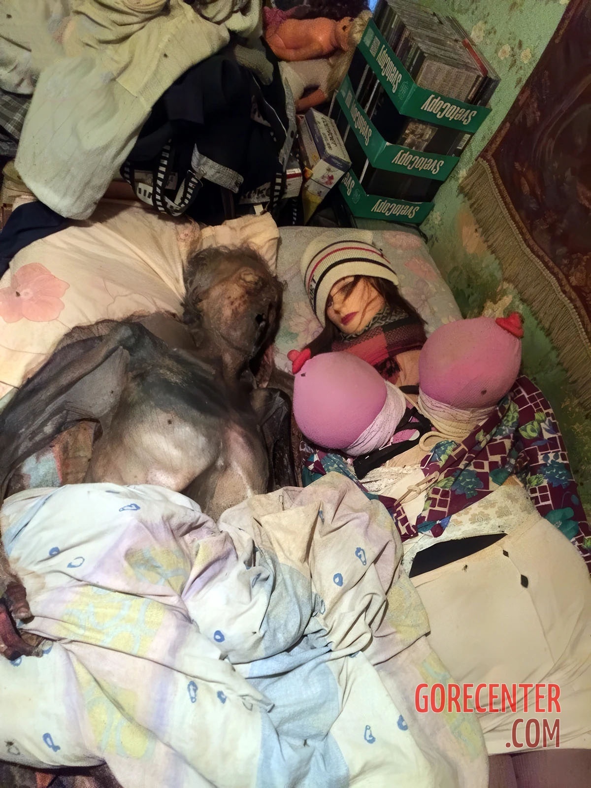 Elderly Dude Dies Next to his Homemade Sex Doll