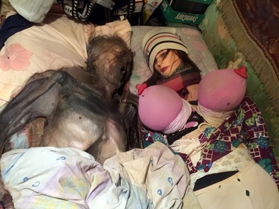 Elderly Dude Dies Next to his Homemade Sex Doll