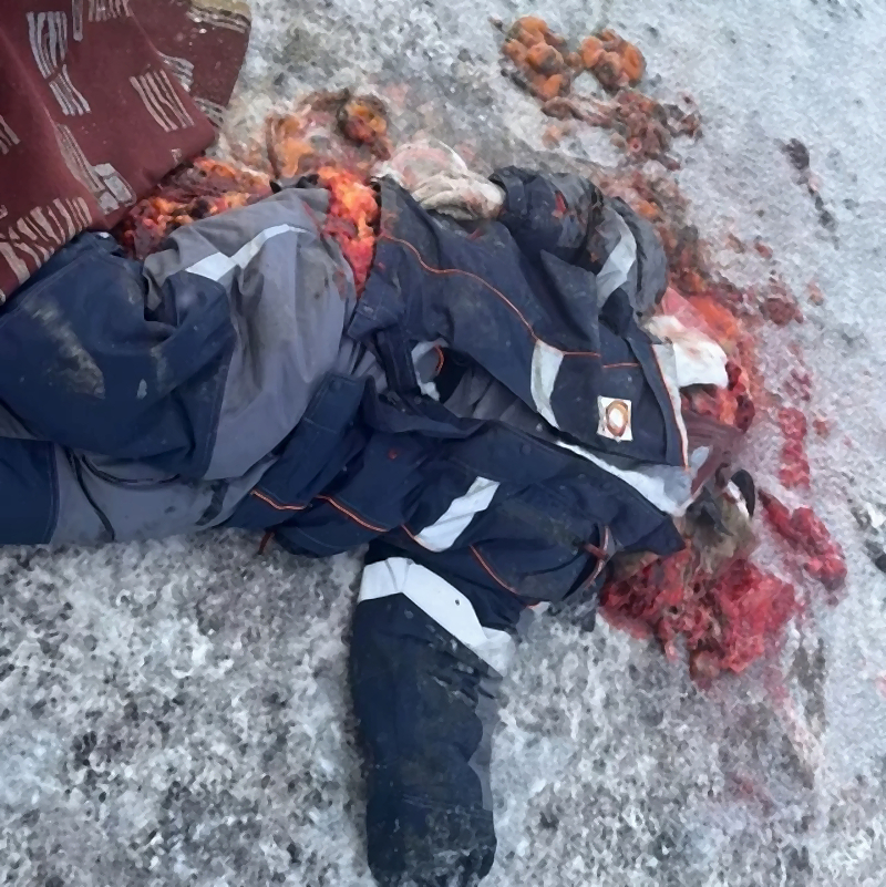 Russian woman got her head crushed by large mining truck