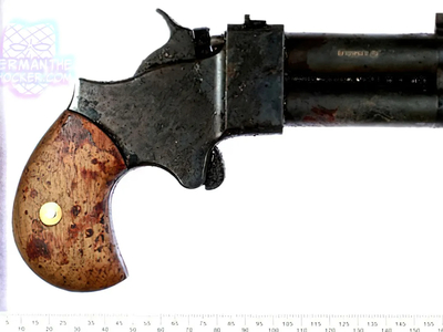 Complex Suicide With Black Powder Muzzle Loading Derringer