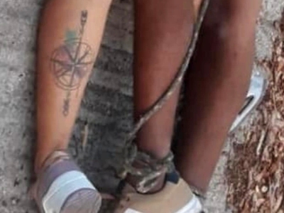 Young Couple Found Garroted in the Street