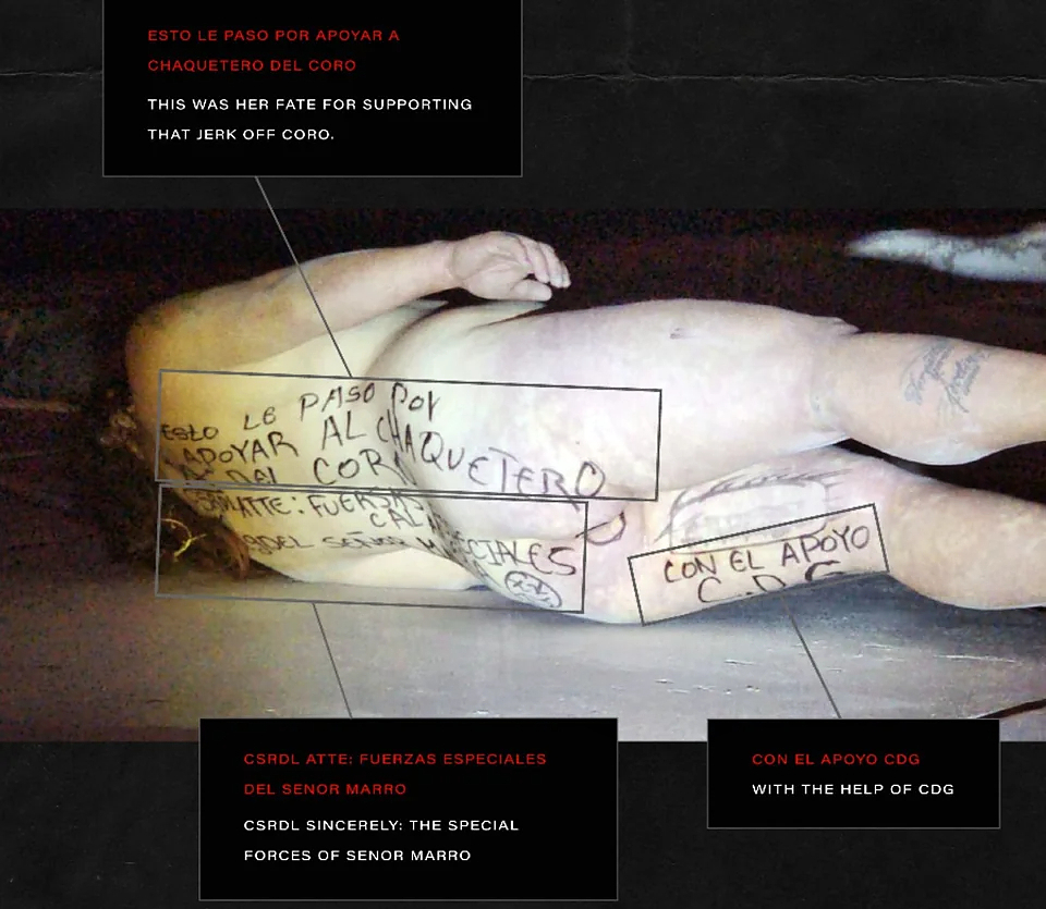 Cartel Hang Woman From Bridge With Message Written on Her Body