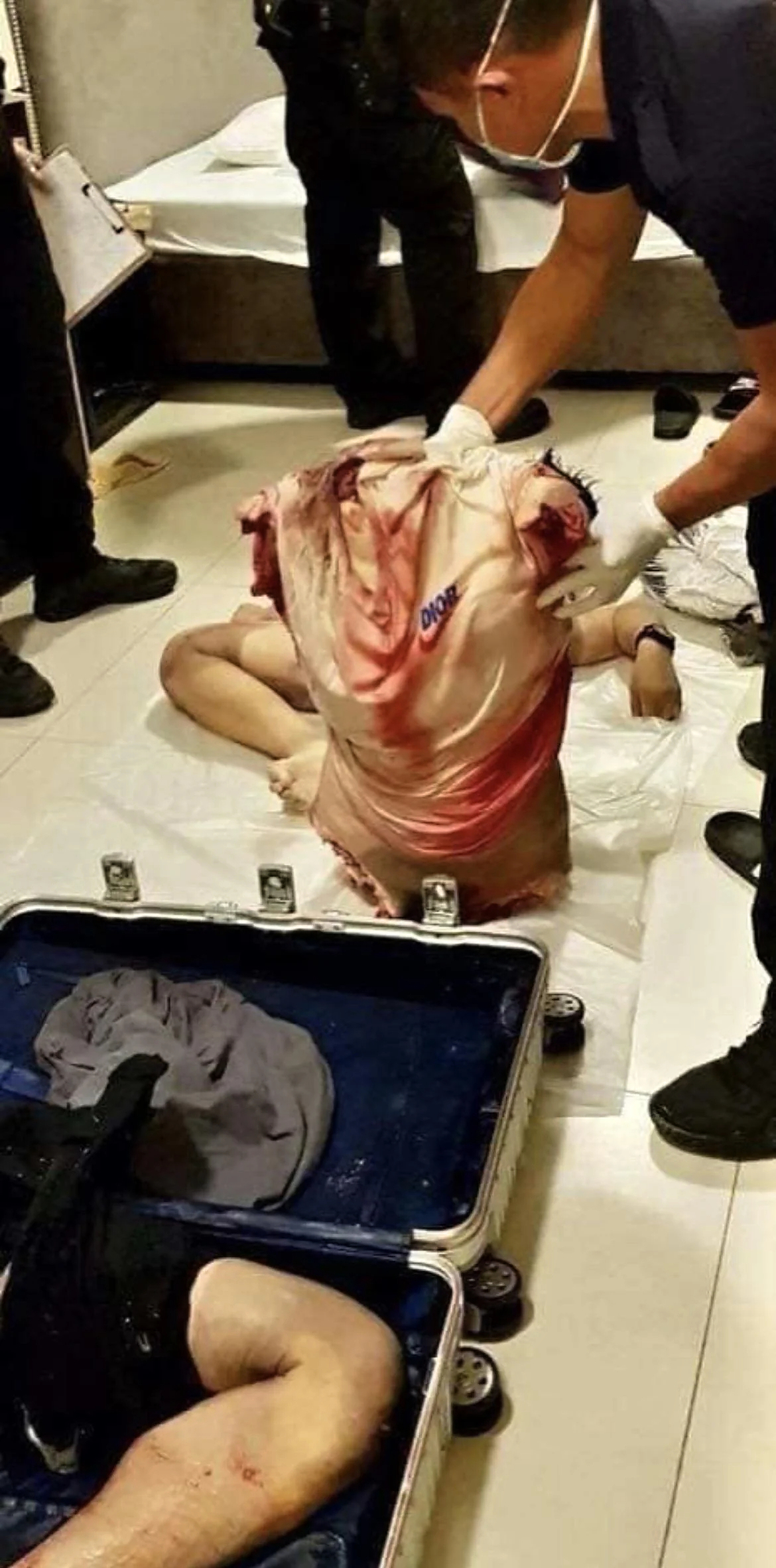 Woman found dismembered