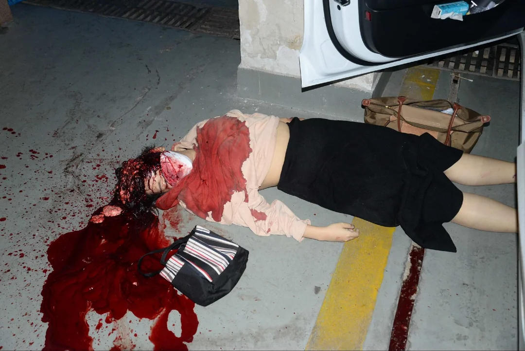 Chinese woman murdered (Examination footage)