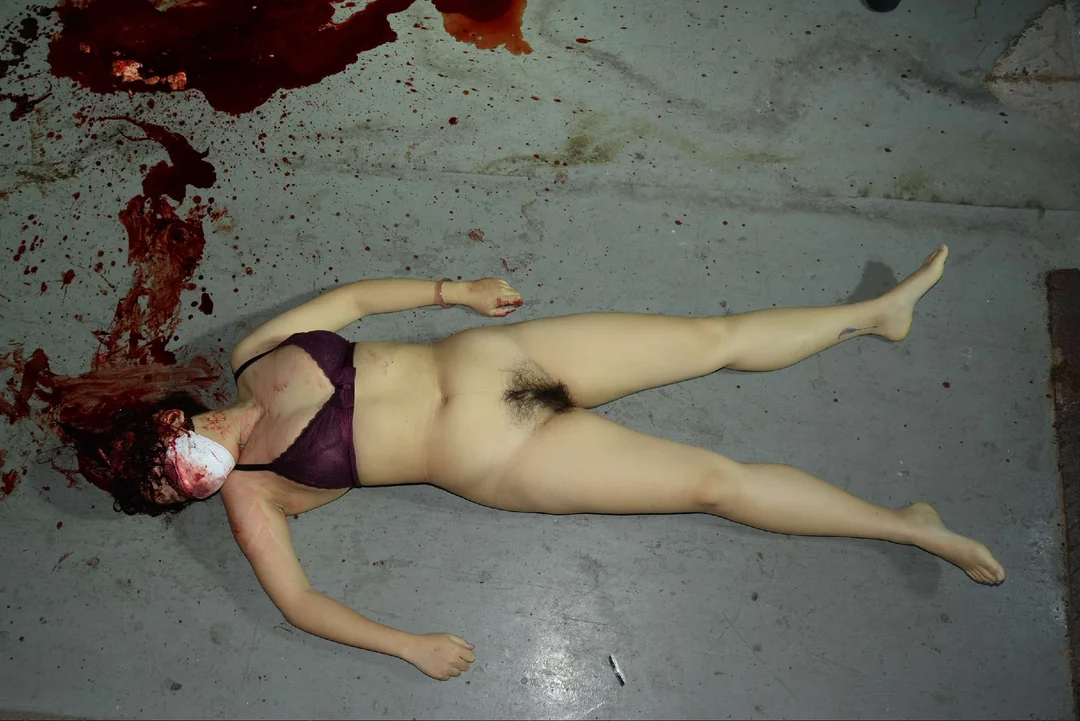 Chinese woman murdered (Examination footage)