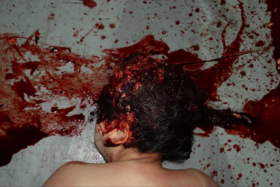 Chinese woman murdered (Examination footage)