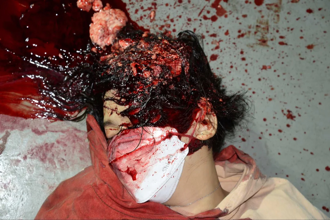 Chinese woman murdered (Examination footage)