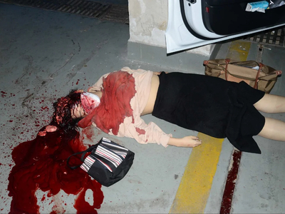 Chinese woman murdered (Examination footage)