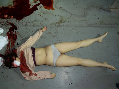 Chinese woman murdered (Examination footage)