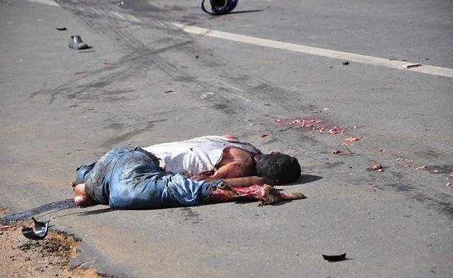 Man unfortunately hit by car and then by a truck