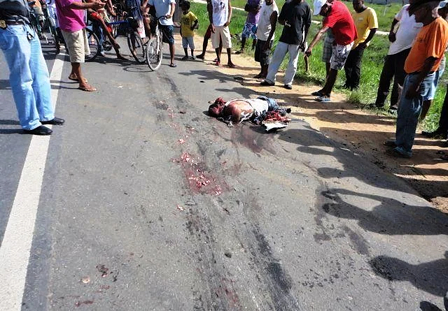 Man unfortunately hit by car and then by a truck