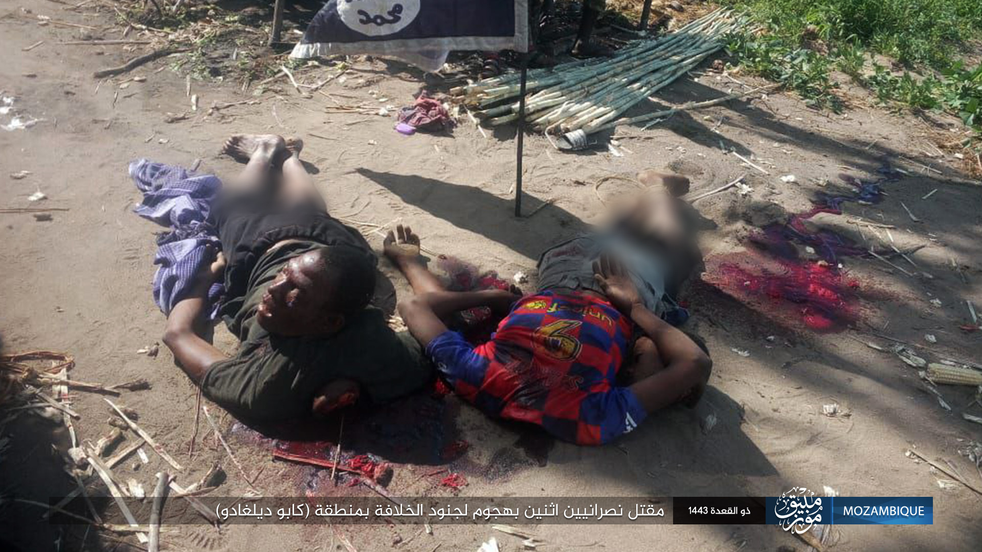 IS Attacks and Beheads infidel Christians in the region Cabo Delgado