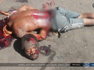 IS Attacks and Beheads infidel Christians in the region Cabo Delgado 