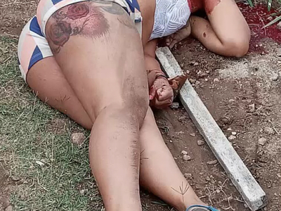 Young woman murdered with several shots.