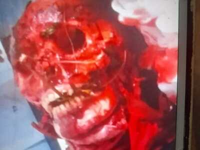 Murdered girl found with face torn off