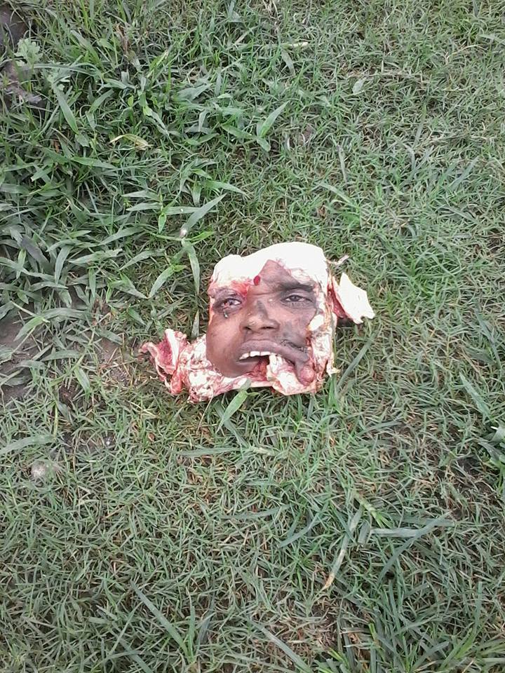 Train Cut Off Hindu Woman Face