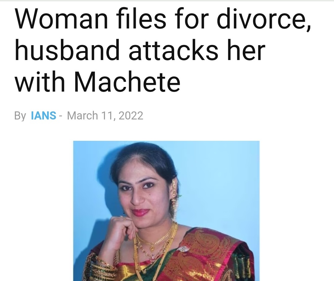 INDIA: BEAUTIFUL WOMAN STABBED BY HUSBAND.