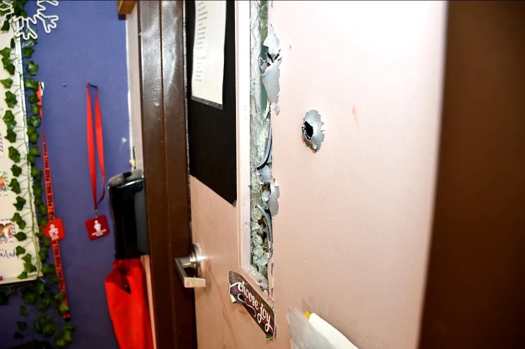 Robb Elementary school shooting crime scene photos