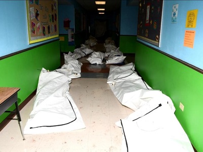 Robb Elementary school shooting crime scene photos