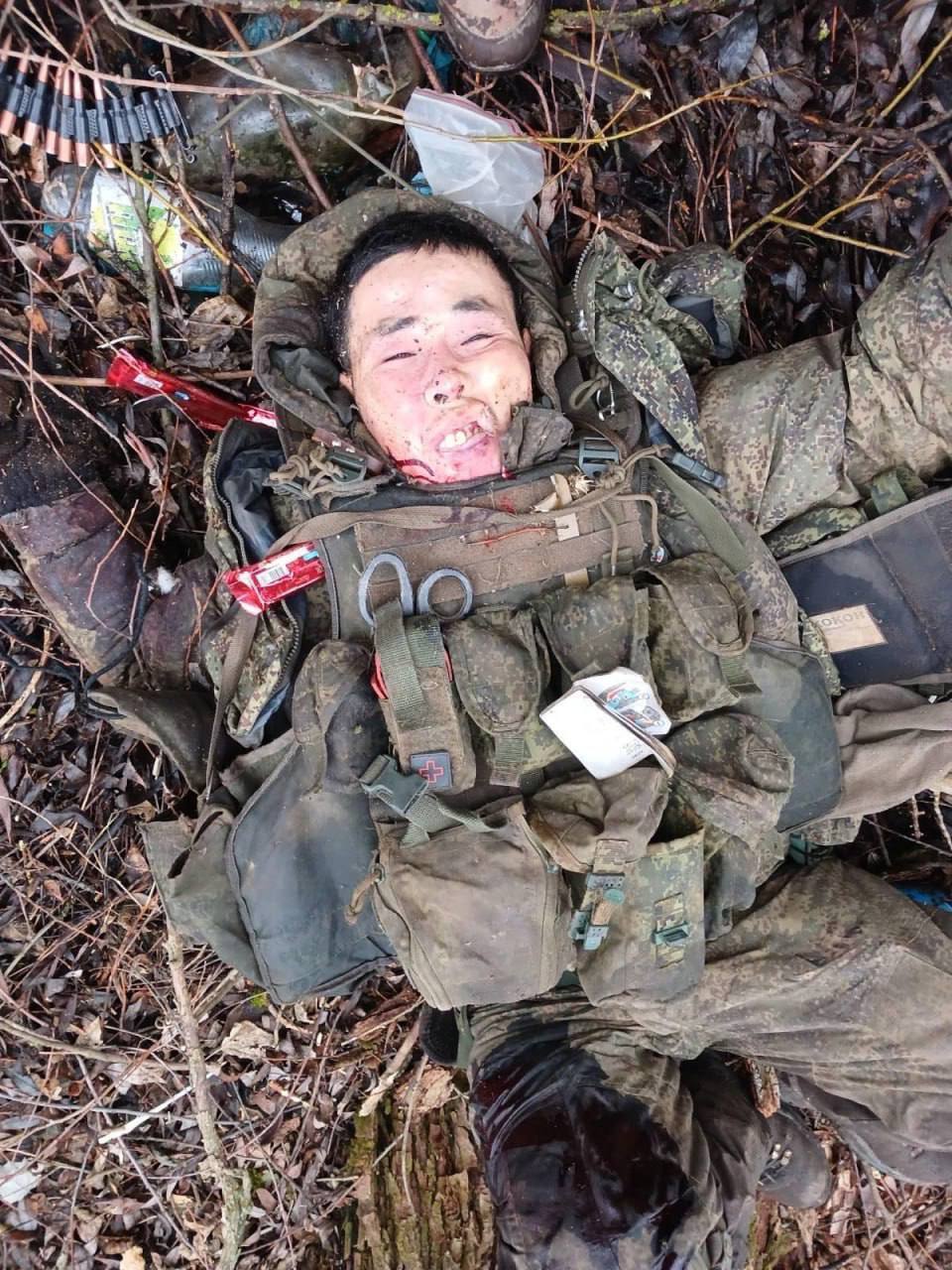Dead North Koreans in Kursk.