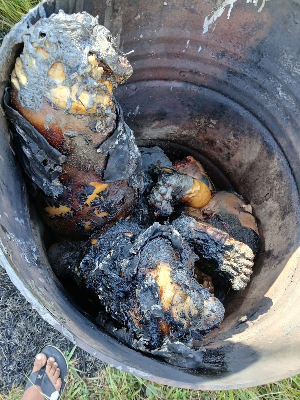 Drug dealer dismembered and burned