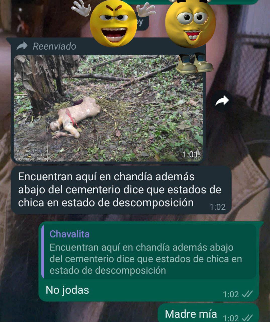 Female Body Found, in the Echeandia canton,