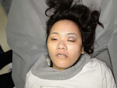 Lovely Chinese Girls in morgue