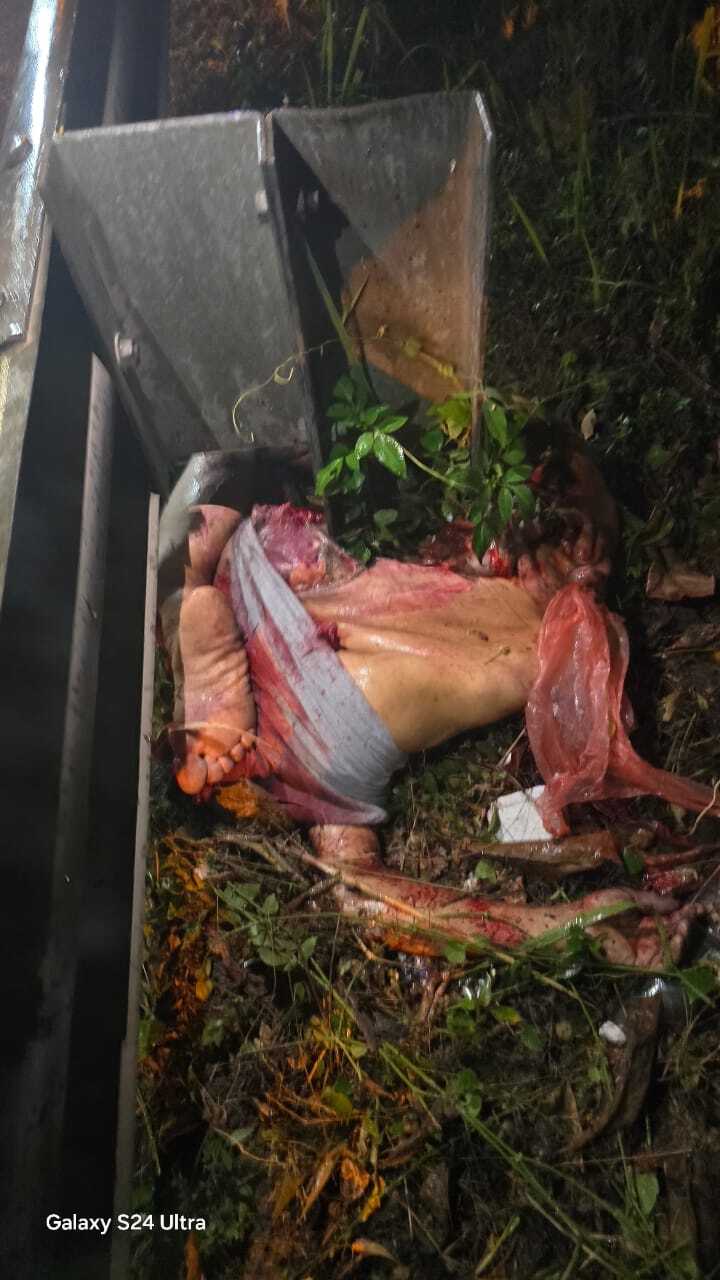 AFTERMATH : PEDESTRIAN HIT BY A SPEEDING CAR