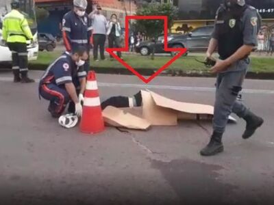 Brazil: biker dies after hitting wall.