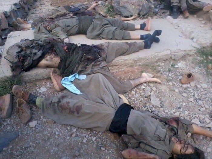 New Dead Female Pkk Soldiers Collection