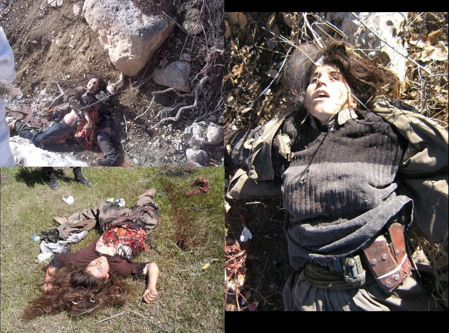 New Dead Female Pkk Soldiers Collection