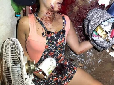 Brazilian young woman shoot dead in the face 