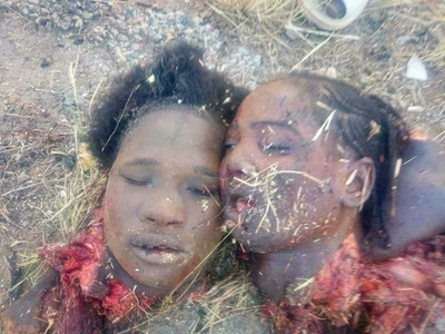 Faces/Remains Of African Female Bombers 