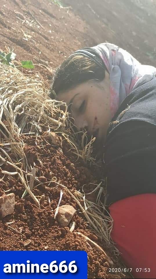 16-year-old Kurdish Girl, Killed by Turkish Mercenaries.