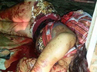 Sexy woman butchered by jealous boyfriend 