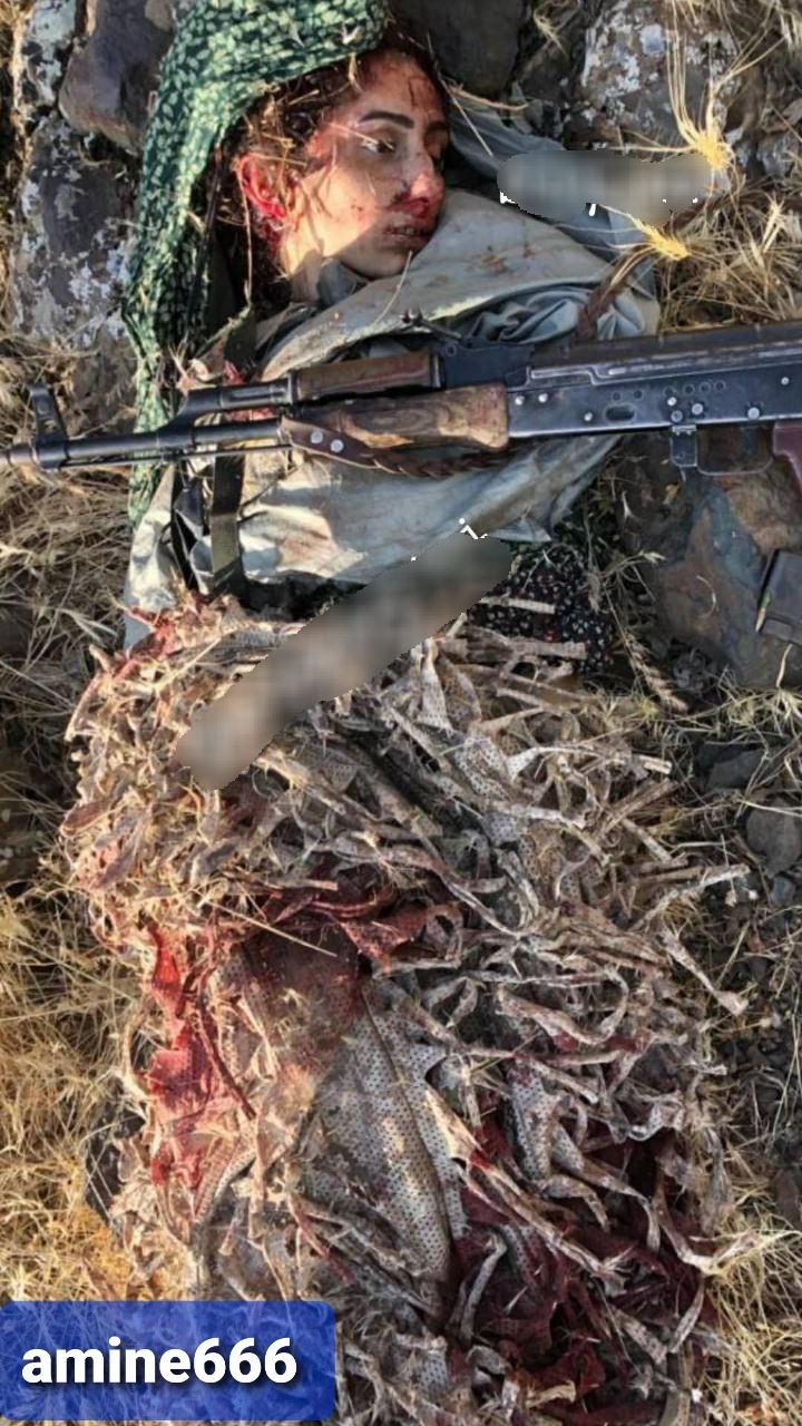 Pkk woman fighter killed and soldiers sexually abused the dead body