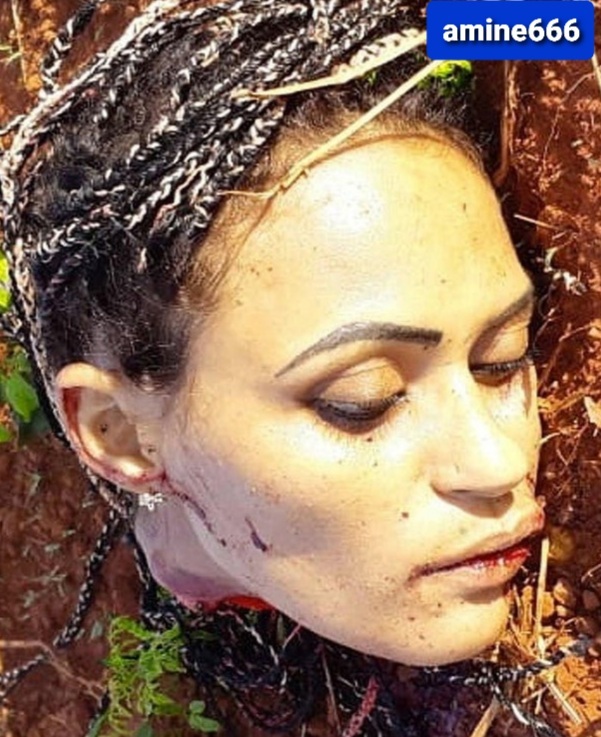 Sexy Mexican girl decapitated by Iron wire fence