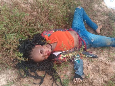 Colombian young woman killed and get her eyes gouged out