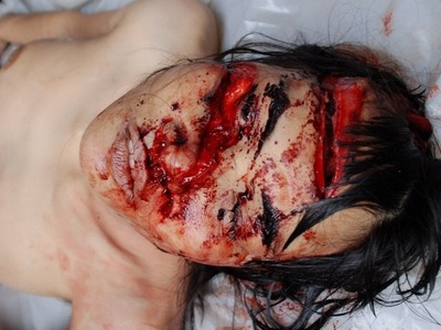 Chinese prostitute butchered by meat cleaver 