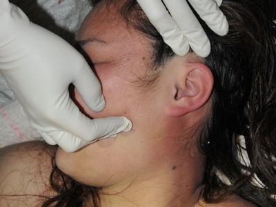 Young Chinese Chubby woman killed in her home 